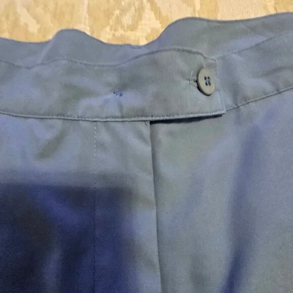 Set Of 2 Charter Club Womens Golf Shorts Size 14 Blue & White Polyester - Picture 9 of 16